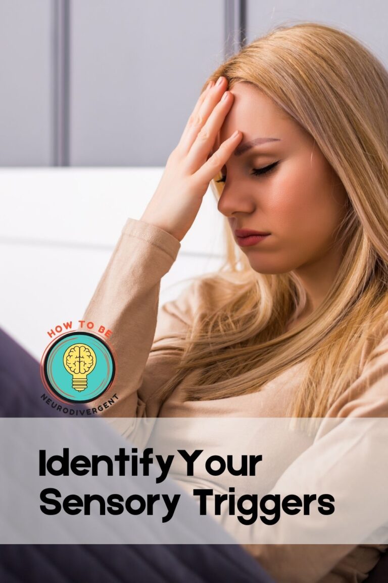 Pinterest Pin Image: Identify Your Sensory Triggers