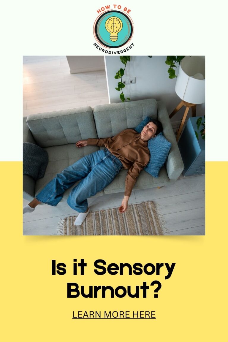 Pinterest Pin Image: Is It Sensory Burnout?