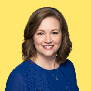 Heather Tinker Portrait yellow background